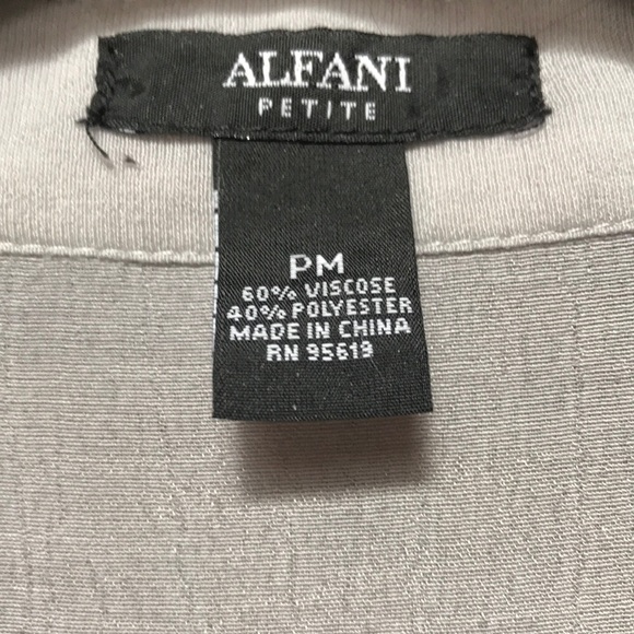 Alfani petite pin tucked top - Picture 3 of 4